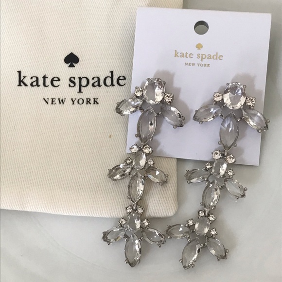 kate spade Jewelry - 🔥NEW Kate Spade ♠️ Ice Queen Chandelier Earrings